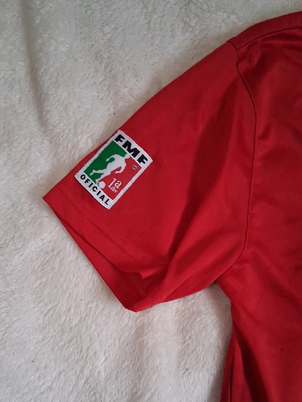 Civas Red Youth Soccer Jersey with Navy Trim - Picture 5 of 8